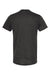 Tultex 241 Mens Poly-Rich Short Sleeve Crewneck T-Shirt Heather Graphite Grey Flat Back