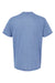 Tultex 254 Mens Short Sleeve Crewneck T-Shirt Athletic Blue Flat Back