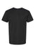 Tultex 290 Mens Jersey Short Sleeve Crewneck T-Shirt Black Flat Front
