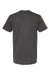 Tultex 290 Mens Jersey Short Sleeve Crewneck T-Shirt Heather Charcoal Grey Flat Back