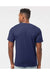 Tultex 290 Mens Jersey Short Sleeve Crewneck T-Shirt Inked India Blue Model Back