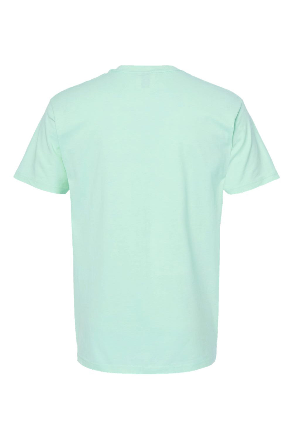 Tultex 290 Mens Jersey Short Sleeve Crewneck T-Shirt Light Mint Green Flat Back