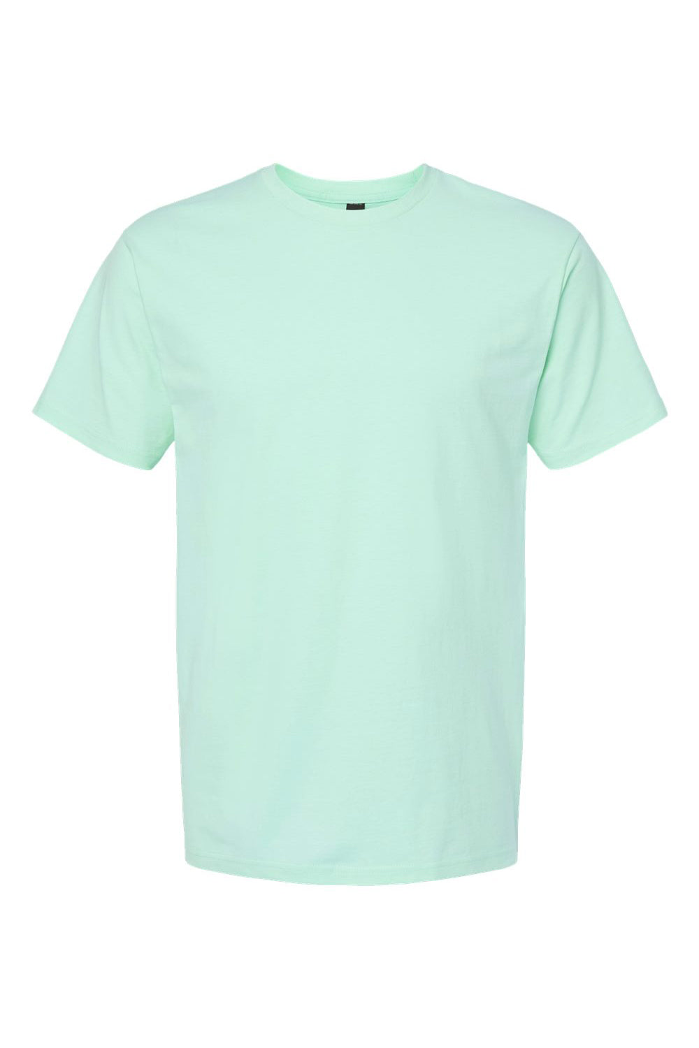 Tultex 290 Mens Jersey Short Sleeve Crewneck T-Shirt Light Mint Green Flat Front