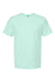 Tultex 290 Mens Jersey Short Sleeve Crewneck T-Shirt Light Mint Green Flat Front