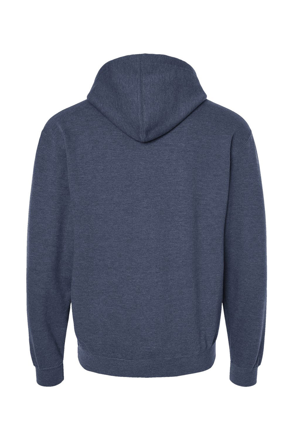 Tultex 320 Mens Fleece Hooded Sweatshirt Hoodie Heather Denim Blue Flat Back