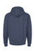 Tultex 320 Mens Fleece Hooded Sweatshirt Hoodie Heather Denim Blue Flat Back