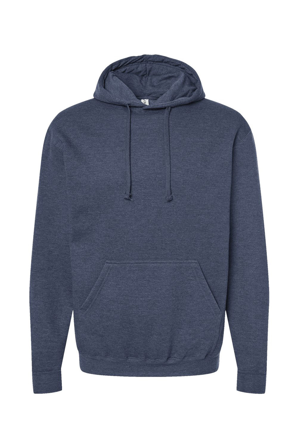 Tultex 320 Mens Fleece Hooded Sweatshirt Hoodie Heather Denim Blue Flat Front