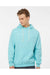 Tultex 320 Mens Fleece Hooded Sweatshirt Hoodie Purist Blue Model Front