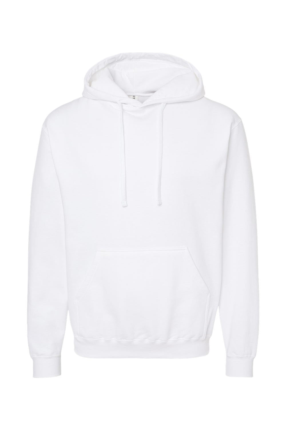 Tultex 320 Mens Fleece Hooded Sweatshirt Hoodie White Flat Front