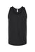 Tultex S105 Mens Fine Jersey Tank Top Black Flat Front