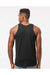 Tultex S105 Mens Fine Jersey Tank Top Black Model Back