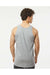 Tultex S105 Mens Fine Jersey Tank Top Heather Grey Model Back