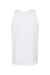 Tultex S105 Mens Fine Jersey Tank Top White Flat Back