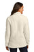 Port Authority L130 Womens Cozy Sherpa Fleece 1/4 Zip Jacket Marshmallow White Model Back