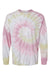 Colortone 2000 Mens Long Sleeve Crewneck T-Shirt Desert Rose Flat Front