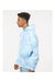 Colortone 8777 Mens Hooded Sweatshirt Hoodie Lagoon Model Side