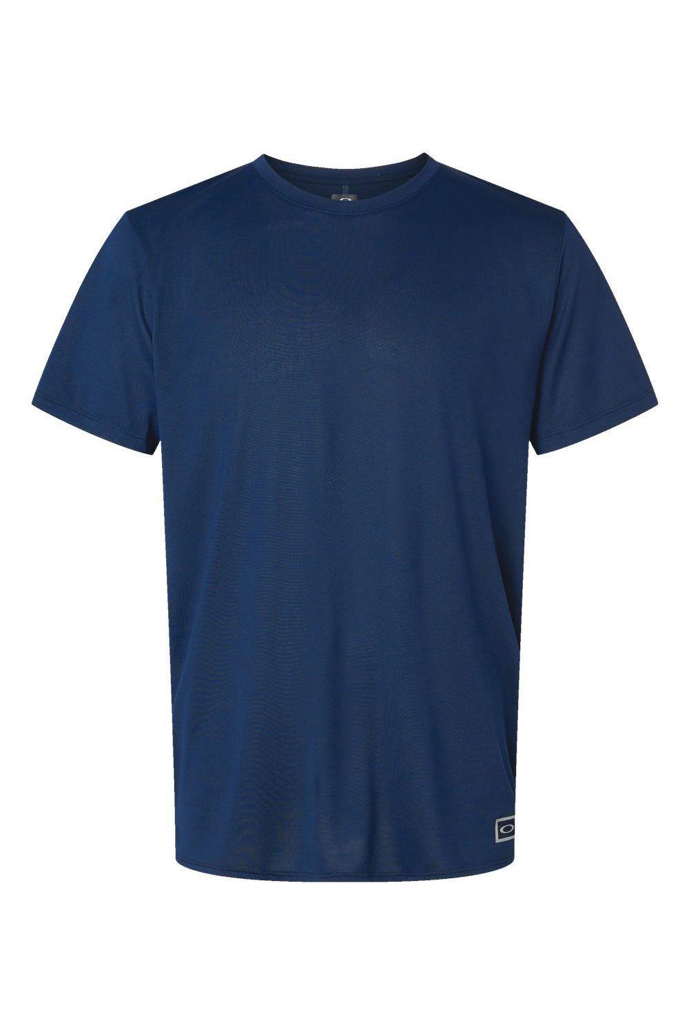 Oakley FOA402991 Mens Team Issue Hydrolix Short Sleeve Crewneck T-Shirt Team Navy Blue Flat Front