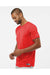 Oakley FOA402991 Mens Team Issue Hydrolix Short Sleeve Crewneck T-Shirt Team Red Model Side