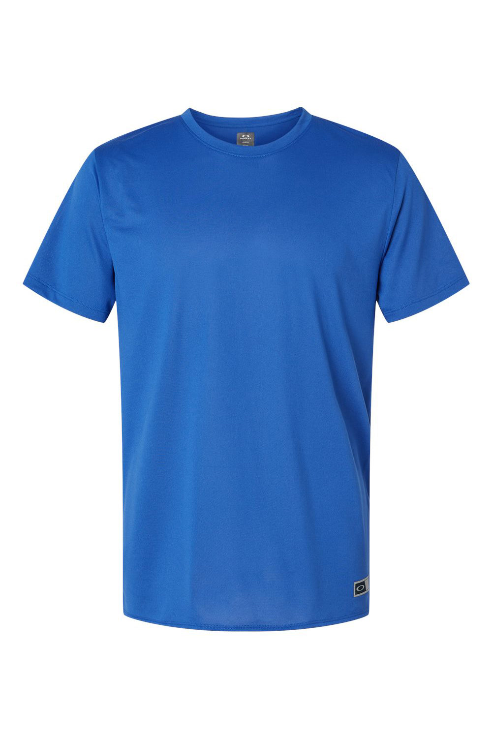 Oakley FOA402991 Mens Team Issue Hydrolix Short Sleeve Crewneck T-Shirt Team Royal Blue Flat Front