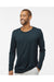 Oakley FOA402992 Mens Team Issue Hydrolix Long Sleeve Crewneck T-Shirt Blackout Model Front