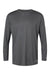 Oakley FOA402992 Mens Team Issue Hydrolix Long Sleeve Crewneck T-Shirt Forged Iron Grey Flat Front