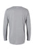 Oakley FOA402992 Mens Team Issue Hydrolix Long Sleeve Crewneck T-Shirt Heather Granite Grey Flat Back