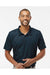 Oakley FOA402993 Mens Team Issue Hydrolix Short Sleeve Polo Shirt Blackout Model Front