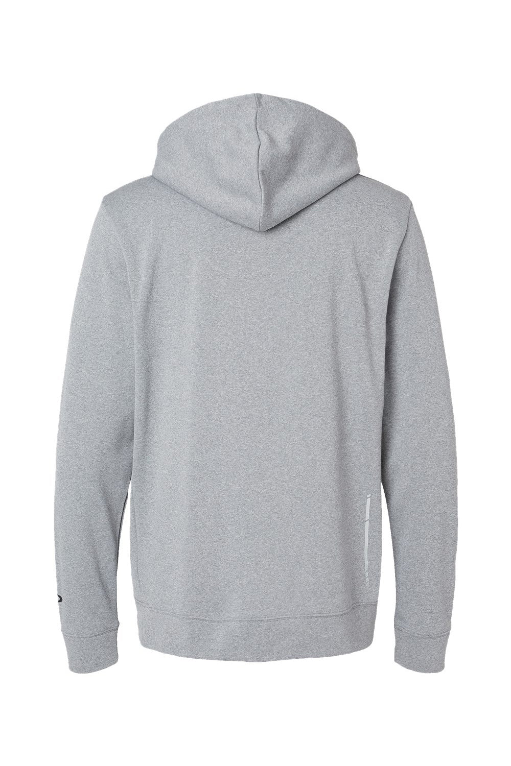 Oakley FOA402994 Mens Team Issue Hydrolix Hooded Sweatshirt Hoodie Heather Granite Grey Flat Back