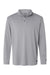 Oakley FOA402997 Mens Team Issue Podium 1/4 Zip Sweatshirt Heather Granite Grey Flat Front