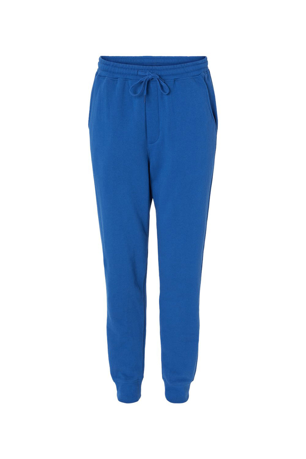 Independent Trading Co. IND20PNT Mens Fleece Sweatpants w/ Pockets Royal Blue Flat Front