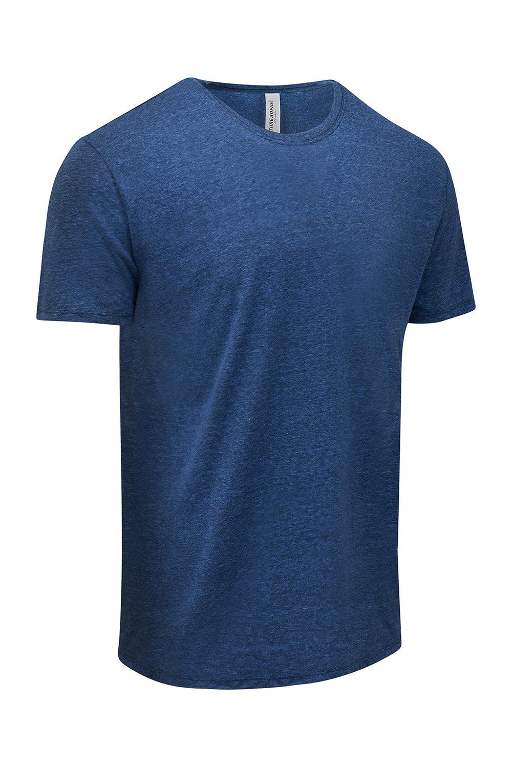 Threadfast Apparel 102A Mens Short Sleeve Crewneck T-Shirt Royal Blue Flat Front