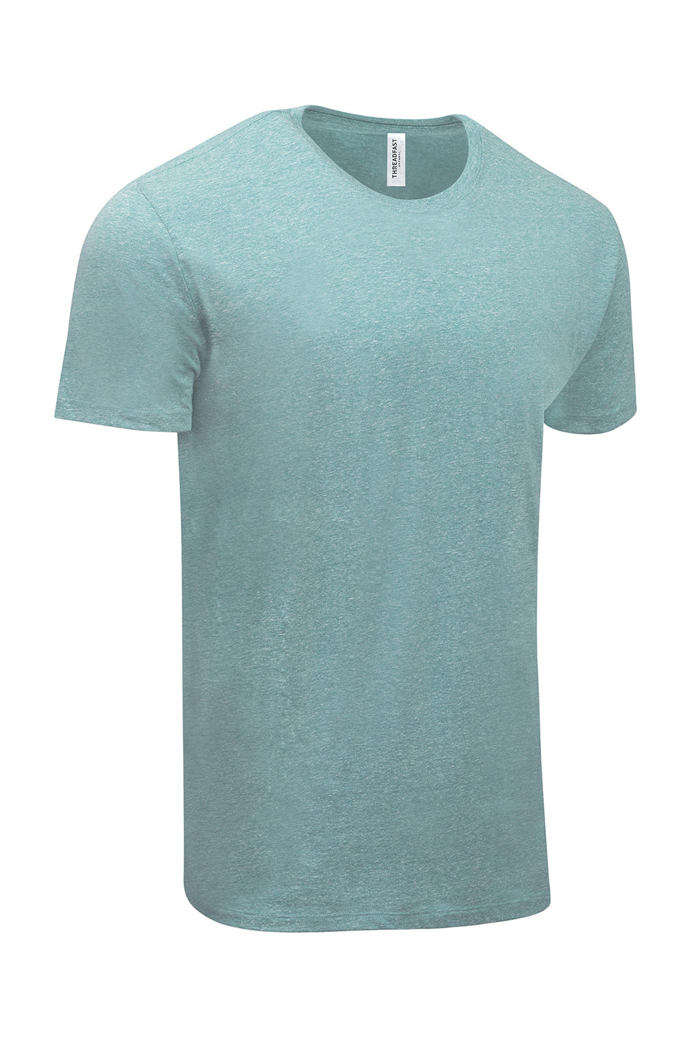 Threadfast Apparel 102A Mens Short Sleeve Crewneck T-Shirt Mint Flat Front