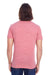 Threadfast Apparel 102A Mens Short Sleeve Crewneck T-Shirt Red Model Back