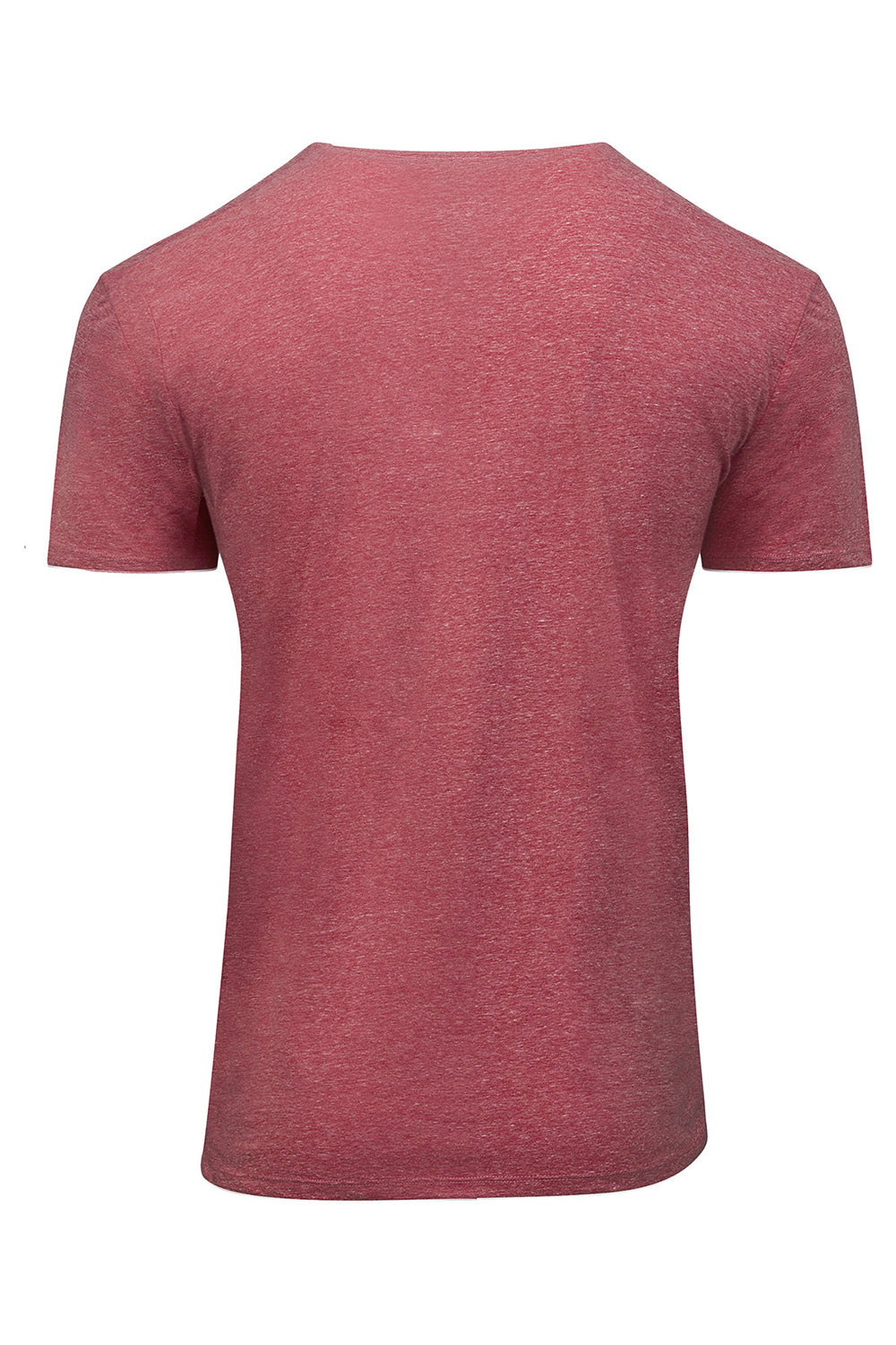 Threadfast Apparel 102A Mens Short Sleeve Crewneck T-Shirt Red Flat Back