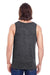 Threadfast Apparel 102C Mens Tank Top Black Model Back