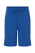 Independent Trading Co. IND20SRT Mens Fleece Shorts w/ Pockets Royal Blue Flat Front