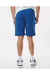 Independent Trading Co. IND20SRT Mens Fleece Shorts w/ Pockets Royal Blue Model Back