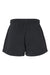 Independent Trading Co. PRM20SRT Womens California Wave Wash Fleece Shorts w/ Pockets Black Flat Back