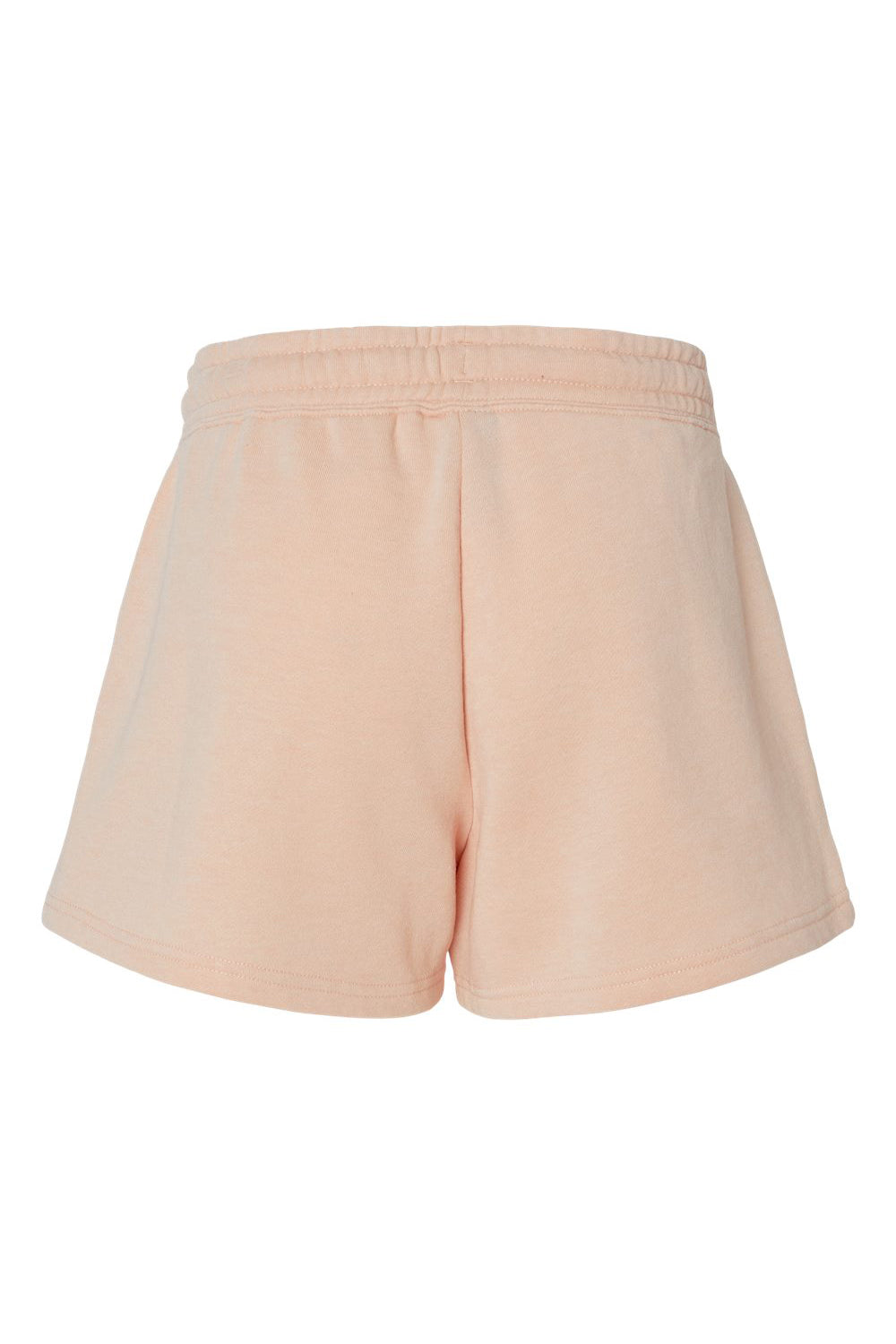 Independent Trading Co. PRM20SRT Womens California Wave Wash Fleece Shorts w/ Pockets Blush Flat Back