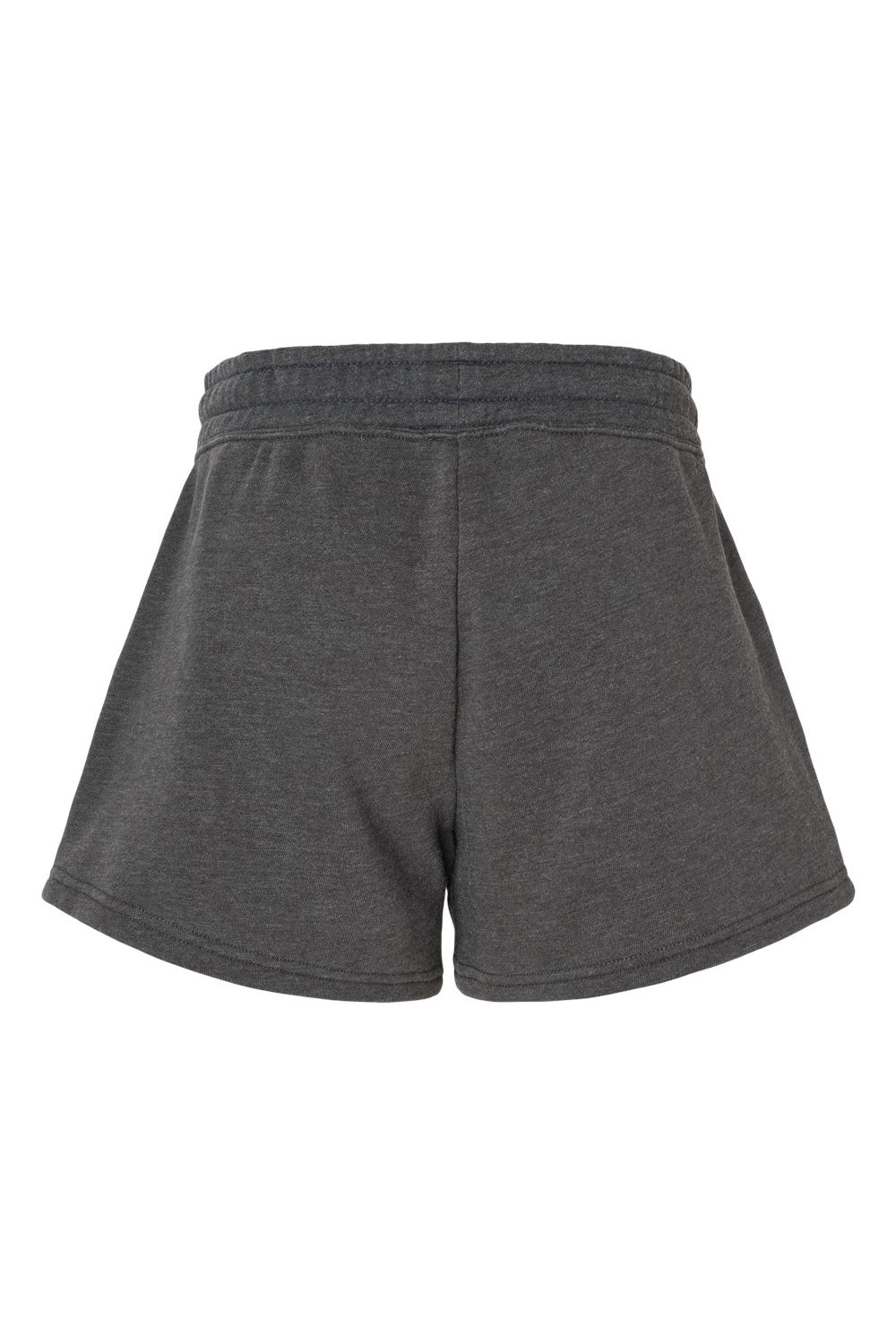 Independent Trading Co. PRM20SRT Womens California Wave Wash Fleece Shorts w/ Pockets Shadow Grey Flat Back