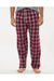 Boxercraft BM6624 Mens Harley Flannel Pants Heritage Maroon Plaid Model Front