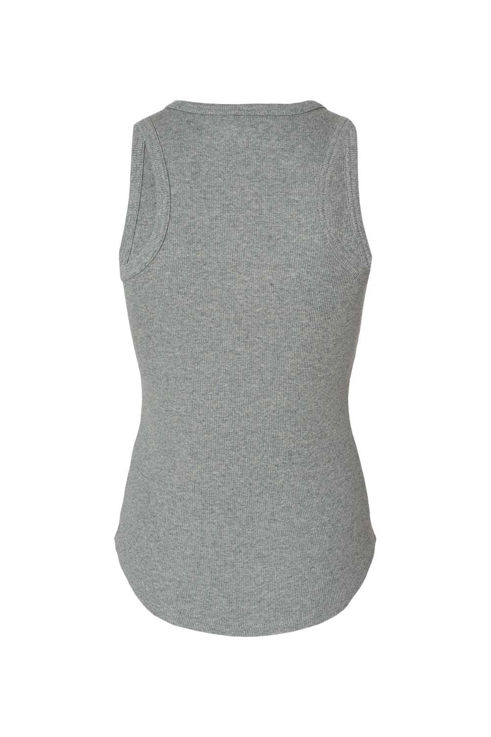 Boxercraft BW2501 Womens Adrienne Tank Top Heather Oxford Grey Flat Back