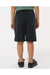 Independent Trading Co. PRM16SRT Youth Special Blend Fleece Shorts w/ Pockets Black Model Back