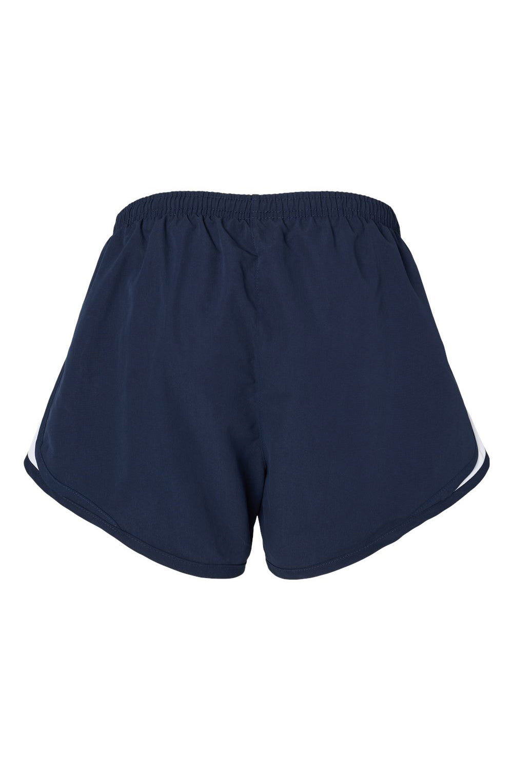 Boxercraft BW6102 Womens Sport Shorts Navy Blue Flat Back