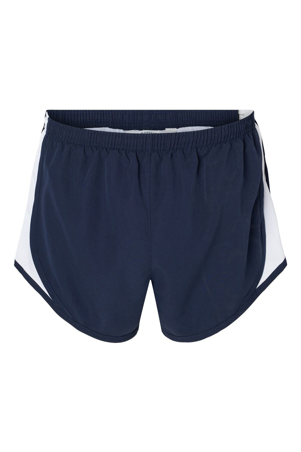 Boxercraft BW6102 Womens Sport Shorts Navy Blue Flat Front