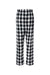 Boxercraft BW6620 Womens Haley Flannel Pants Black/White Buffalo Plaid Flat Back