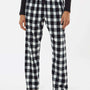 Boxercraft Womens Haley Flannel Pants w/ Pockets - Black/White Buffalo Plaid