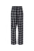 Boxercraft BW6620 Womens Haley Flannel Pants Heritage Black Plaid Flat Back