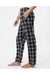 Boxercraft BW6620 Womens Haley Flannel Pants Heritage Black Plaid Model Side