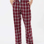 Boxercraft Womens Haley Flannel Pants w/ Pockets - Heritage Maroon Plaid